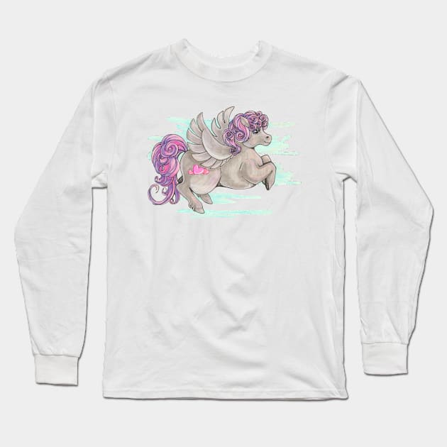 Pony Long Sleeve T-Shirt by bigdipper